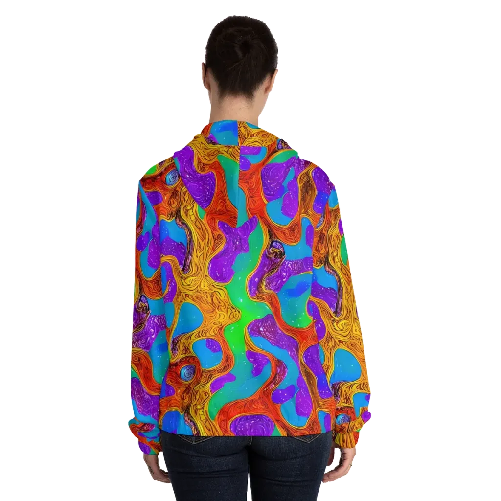 Prismwild on Women's Full-Zip Hoodie — Back On Person