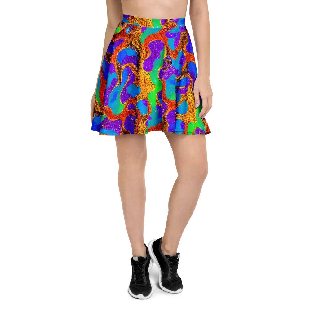 Prismwild on Skater Skirt — Front