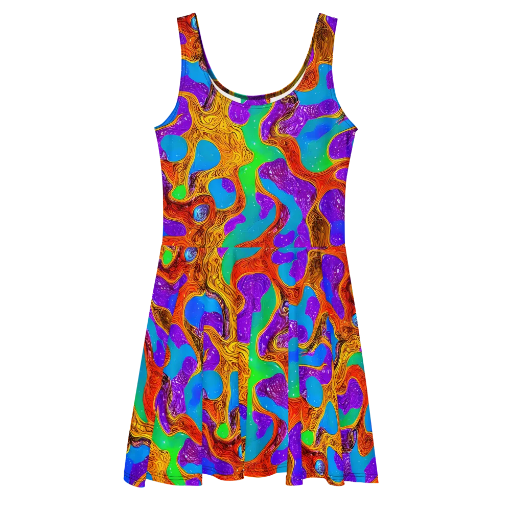 Prismwild on Skater Dress — Front