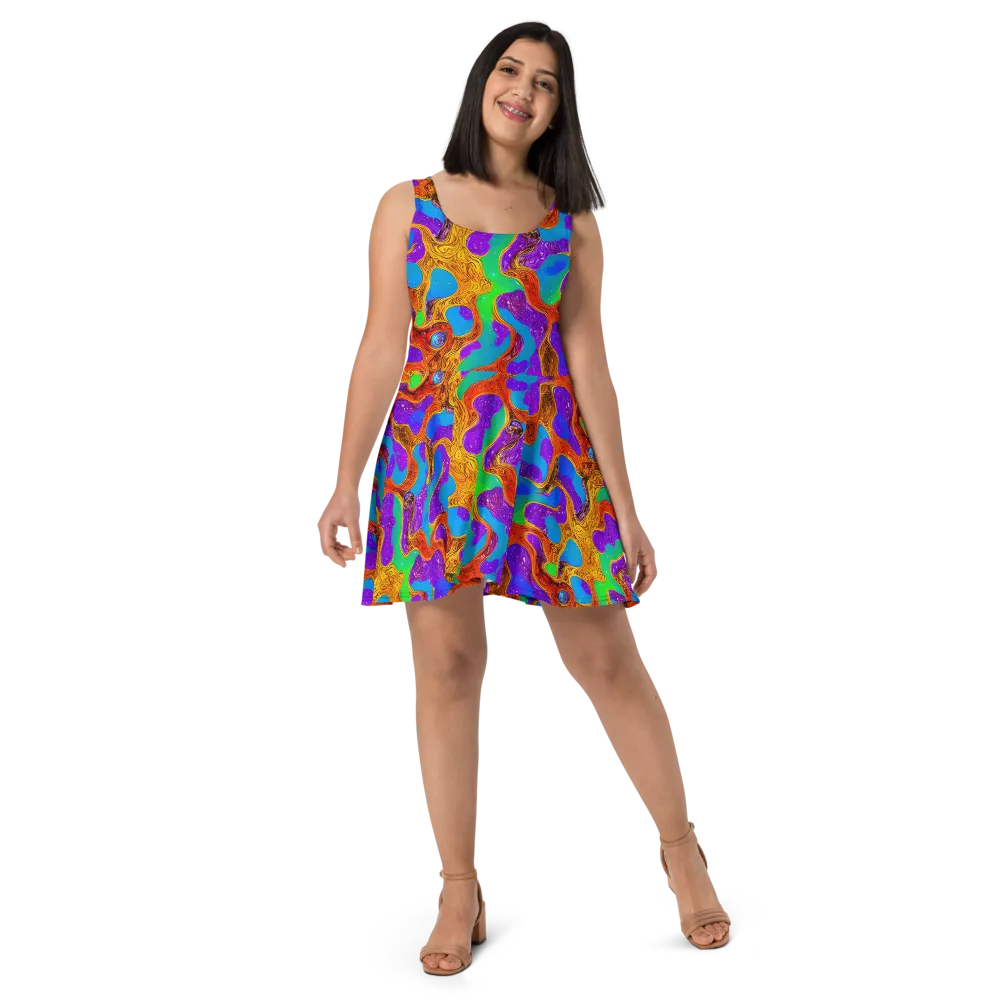 Prismwild on Skater Dress — Front