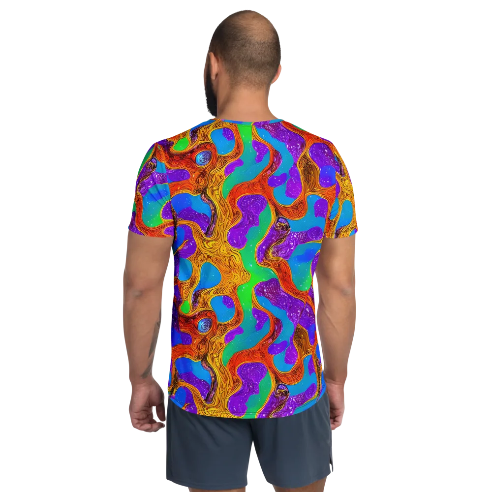 Prismwild on Men's Athletic T-Shirt — Back