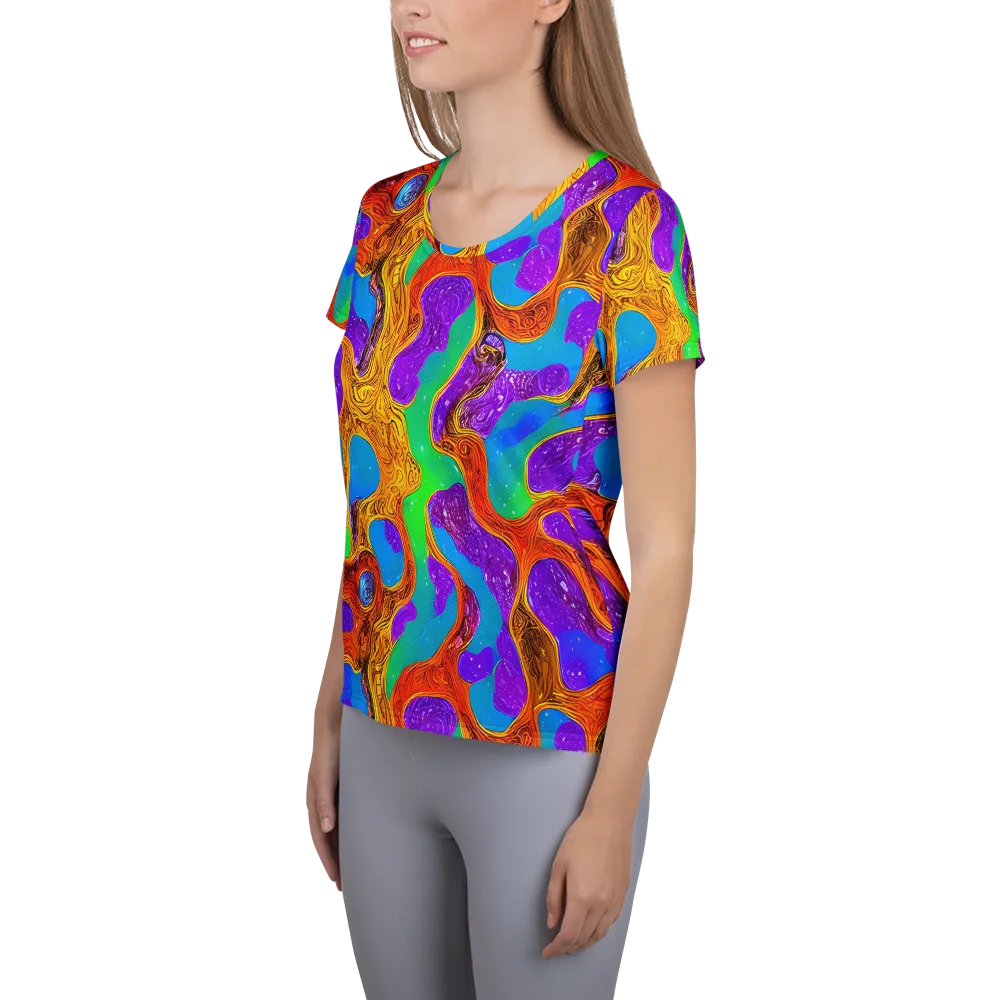Prismwild on Women's Athletic T-Shirt — Left