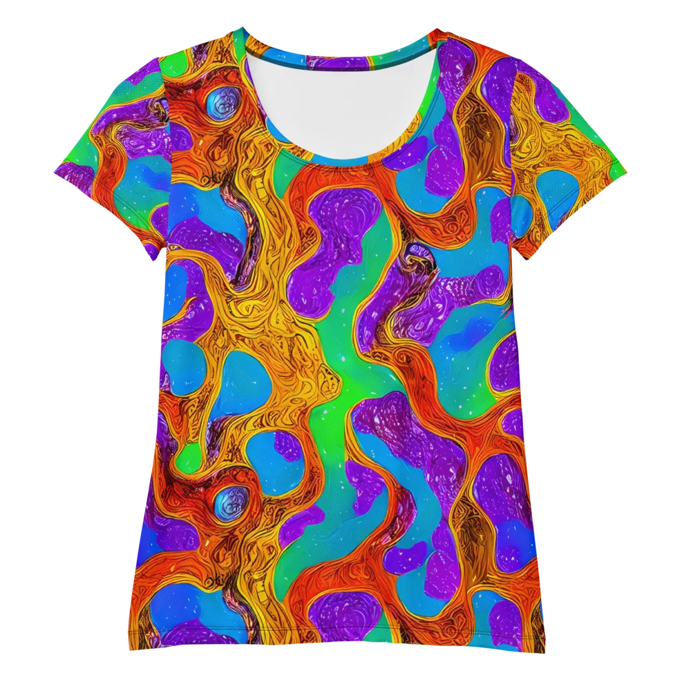 Prismwild on Women's Athletic T-Shirt — Front