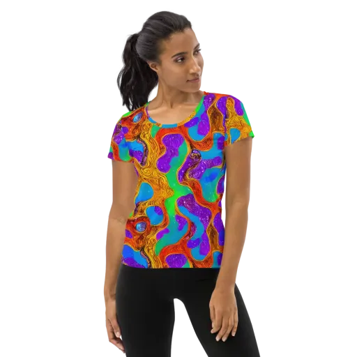 Prismwild on a Women's Athletic T-Shirt