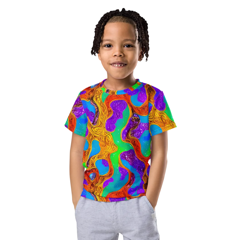 Prismwild on Kids Crew Neck T-Shirt — Front