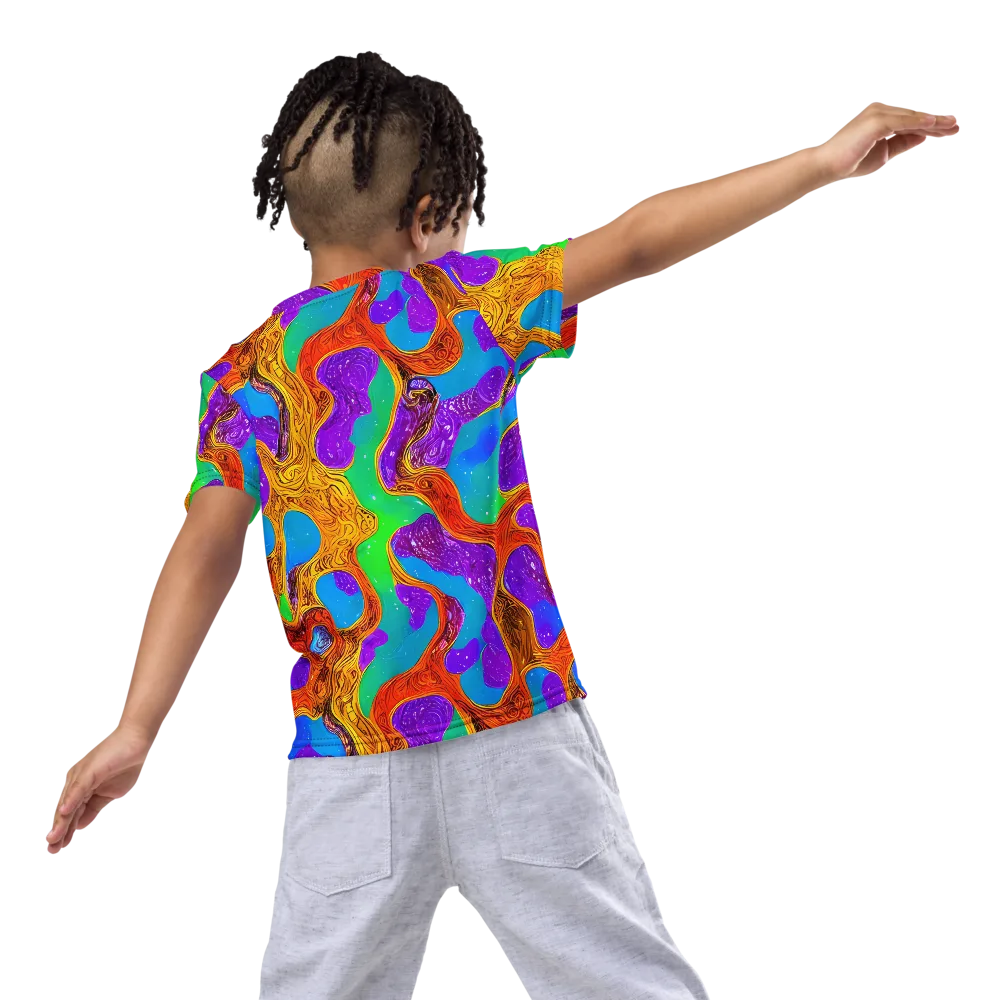 Prismwild on Kids Crew Neck T-Shirt — Back