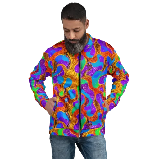 Prismwild on a Bomber Jacket