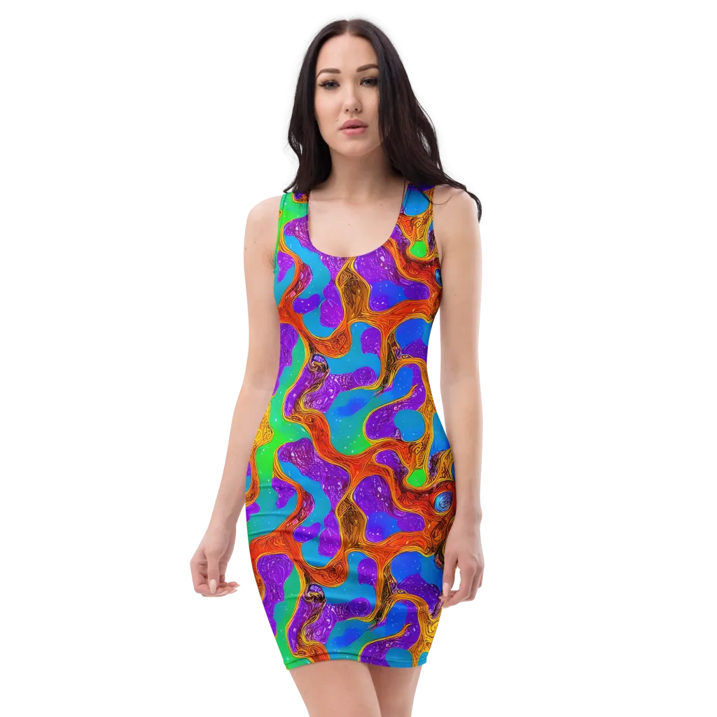 Prismwild on Bodycon Dress — Front