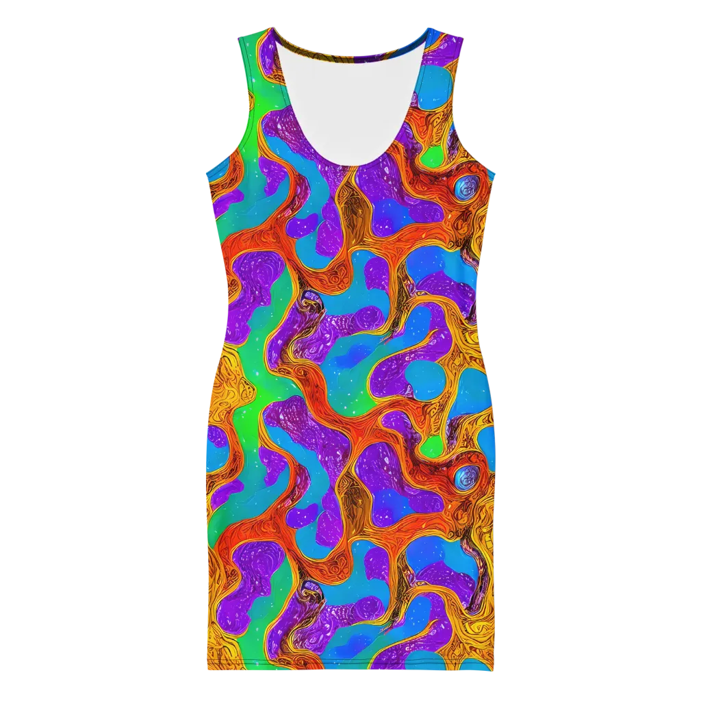 Prismwild on Bodycon Dress — Front