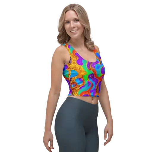 Prismwild on a Crop Top