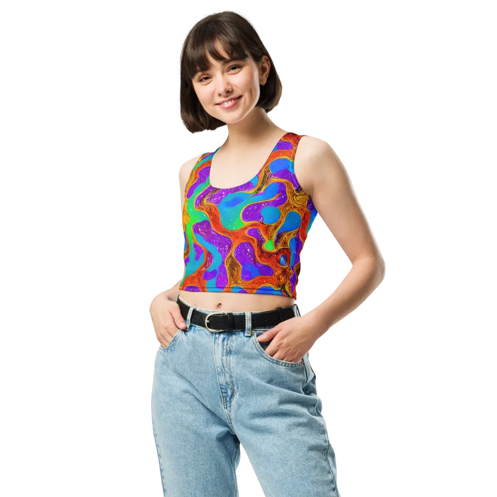 Prismwild on Crop Top — Front