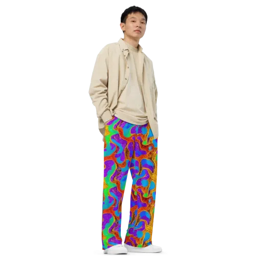 Prismwild on a Wide-Leg Pants