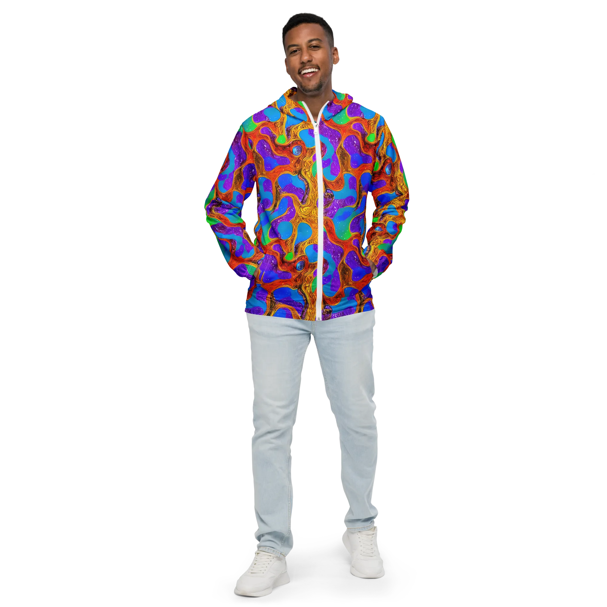 Prismwild on Men's Windbreaker — Front
