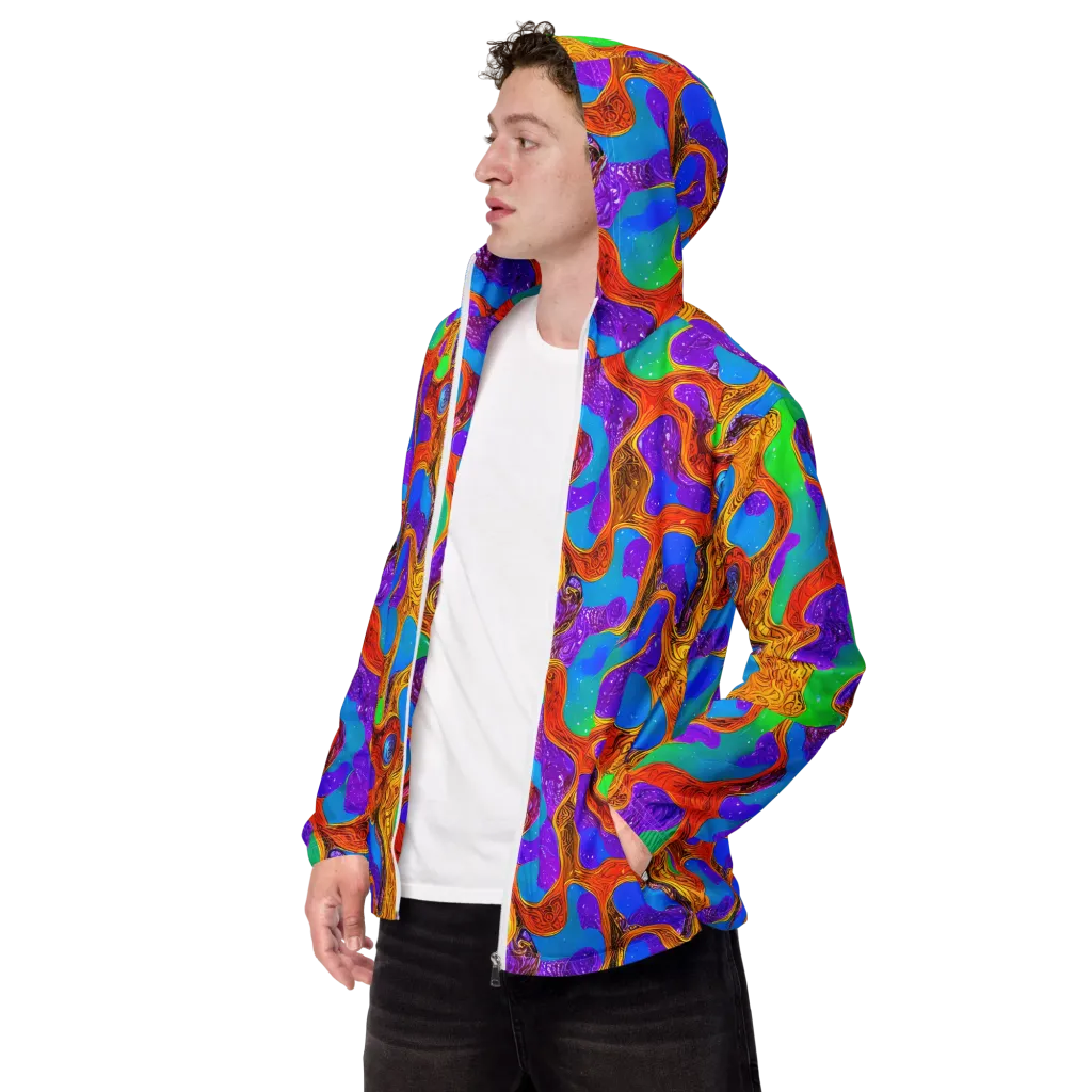 Prismwild on Men's Windbreaker — Left Front