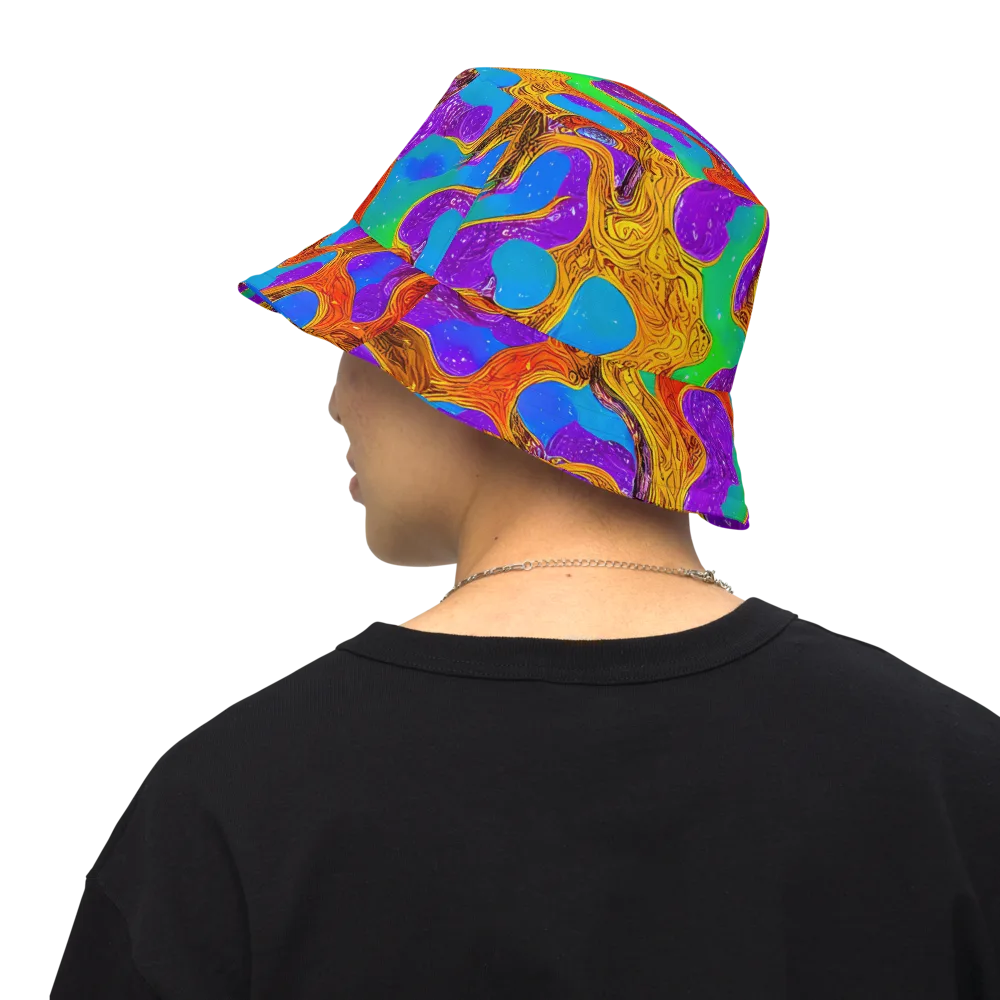 Prismwild on Reversible Bucket Hat — Back Inside