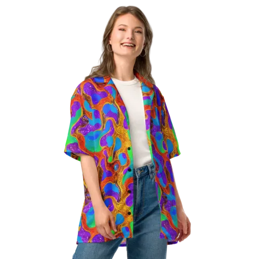 Prismwild on a Button Shirt