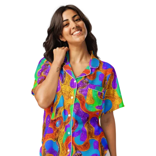 Prismwild on a Women's Short Sleeve Pajama Top