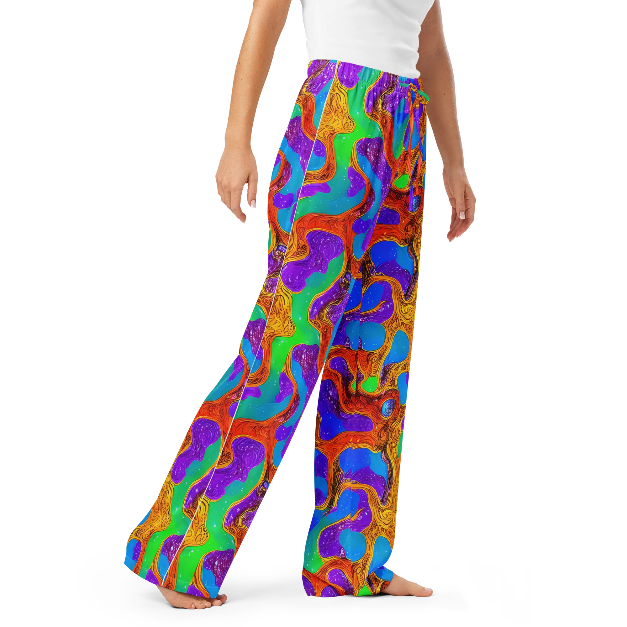 Prismwild on Women's Pajama Pants — Right Front