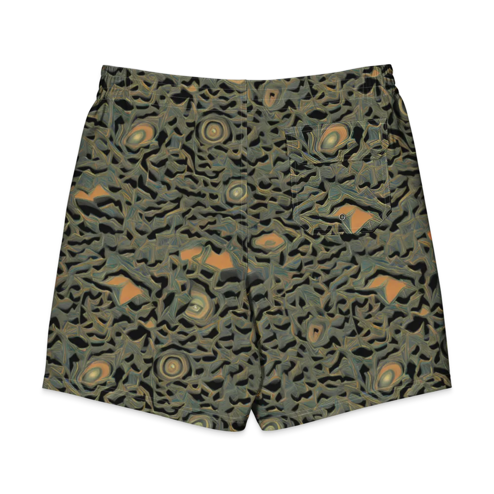 Mineral Night on Men's Board Shorts — Back