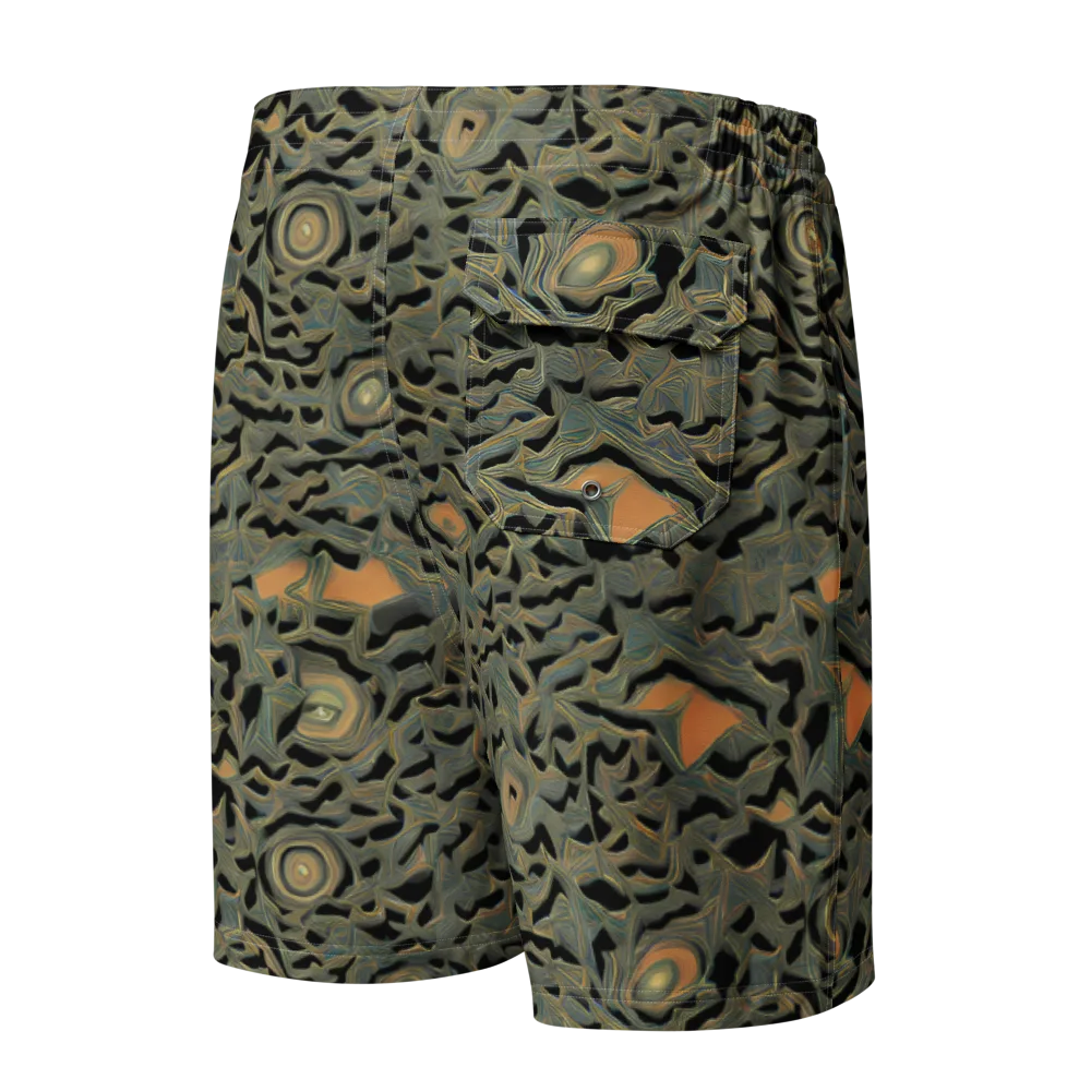 Mineral Night on Men's Board Shorts — Back