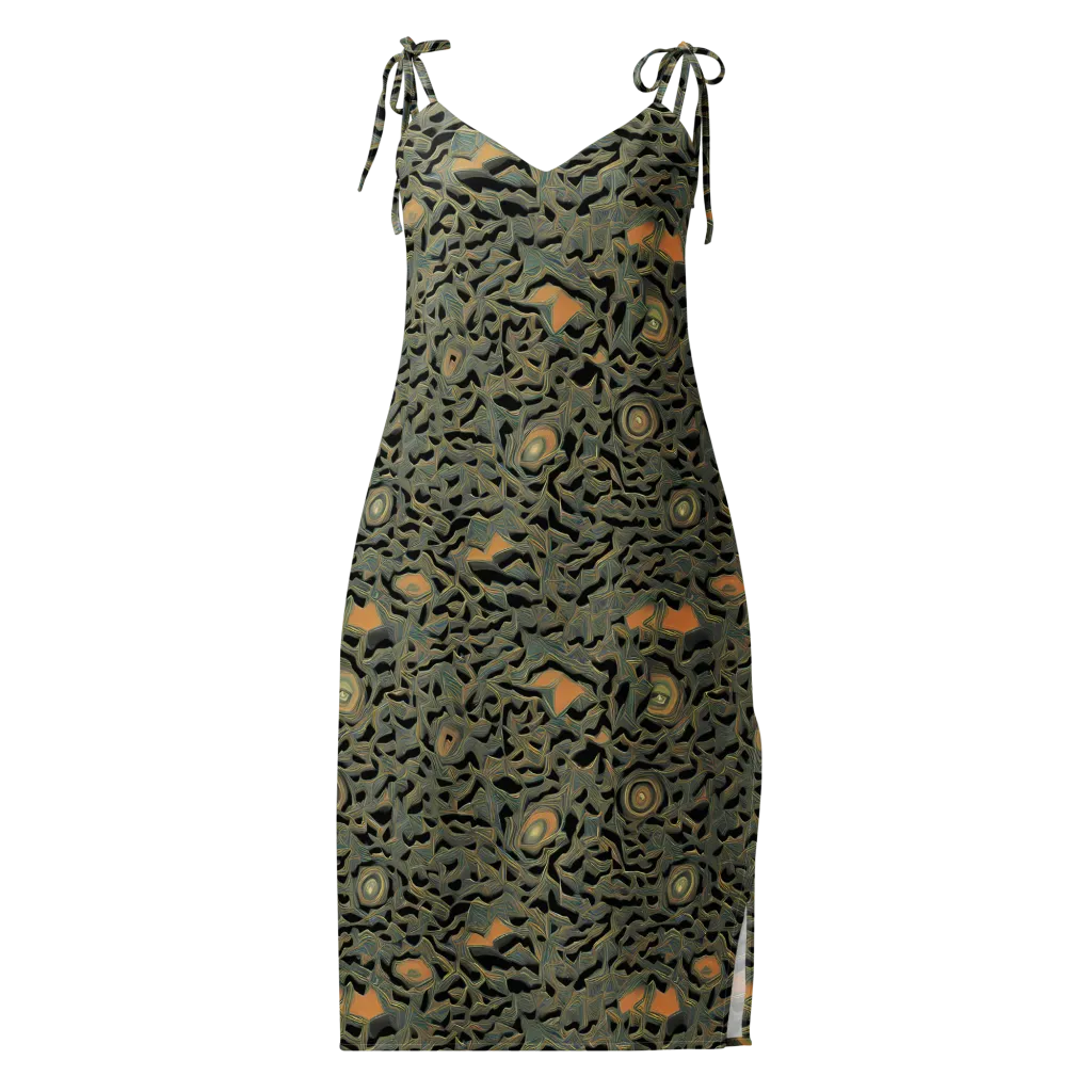 Mineral Night on Slip Dress — Front