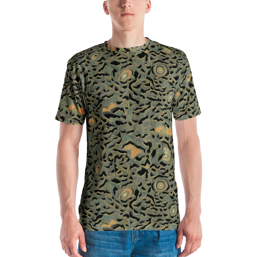 Mineral Night on Men's Crew Neck T-Shirt — Front