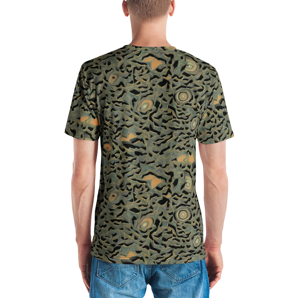 Mineral Night on Men's Crew Neck T-Shirt — Back