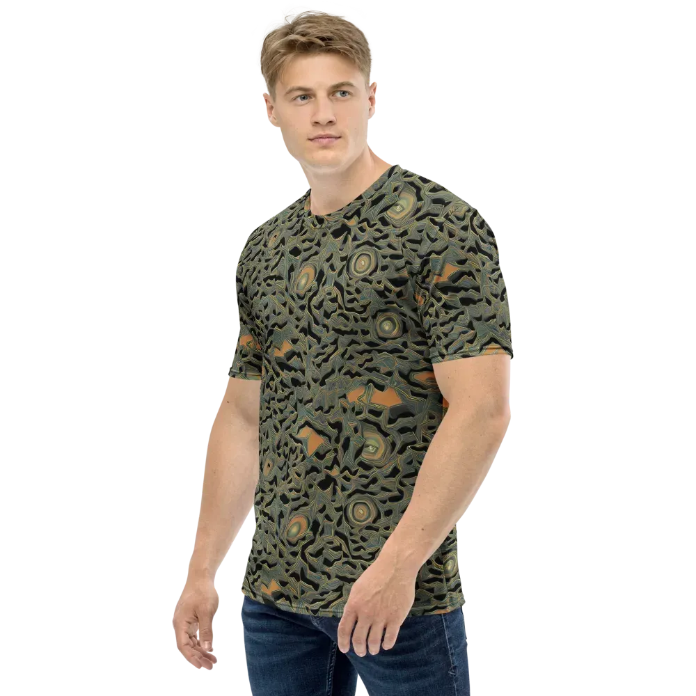 Mineral Night on Men's Crew Neck T-Shirt — Left