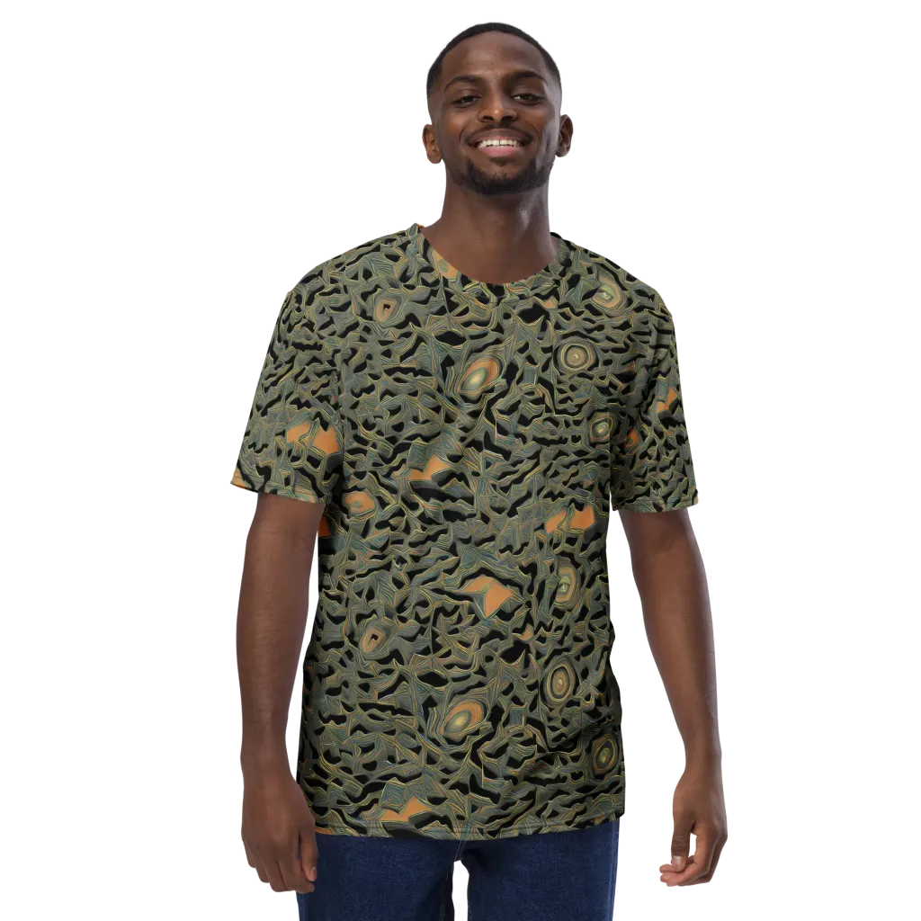 Mineral Night on Men's Crew Neck T-Shirt — Front