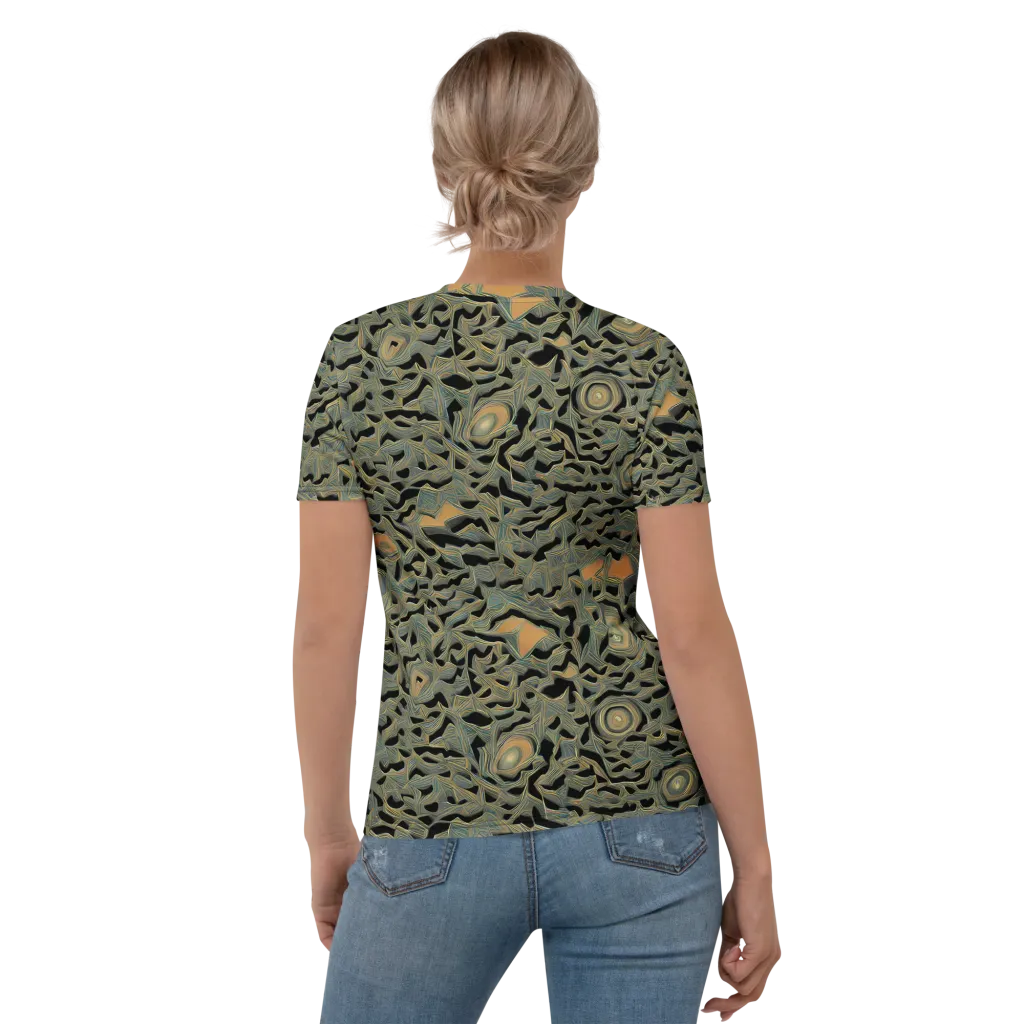 Mineral Night on Women's Crew Neck T-Shirt — Back