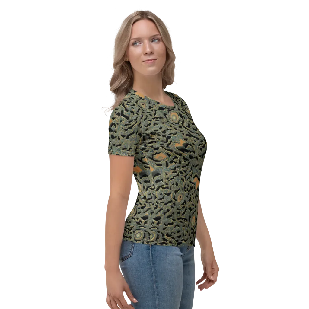 Mineral Night on Women's Crew Neck T-Shirt — Right