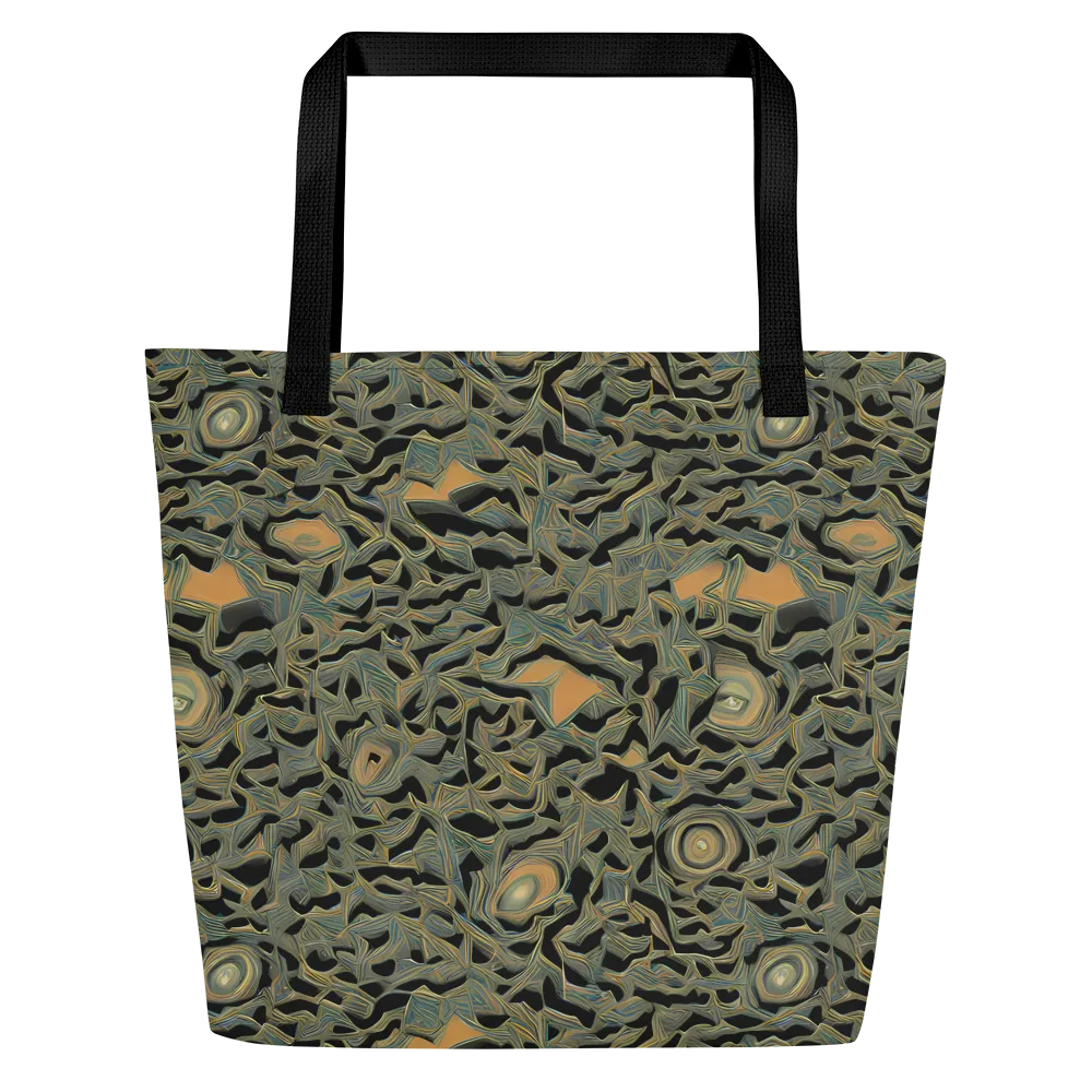Mineral Night on Large Tote Bag W/ Pocket — Front
