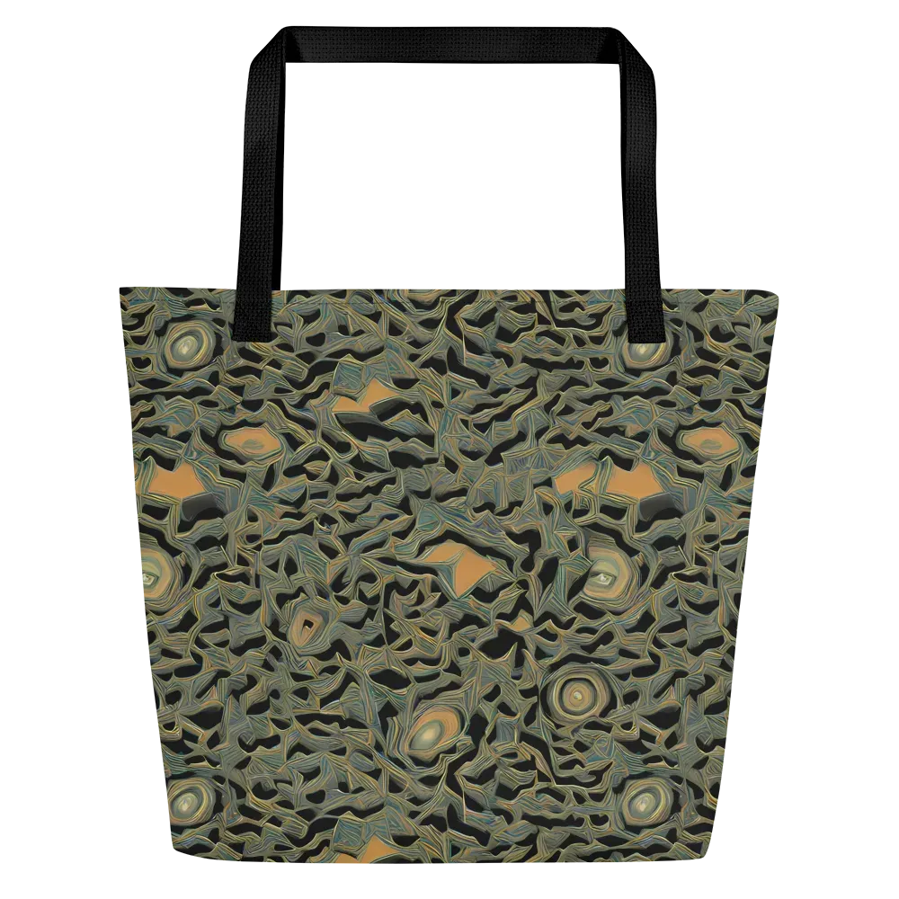 Mineral Night on Large Tote Bag W/ Pocket — Front