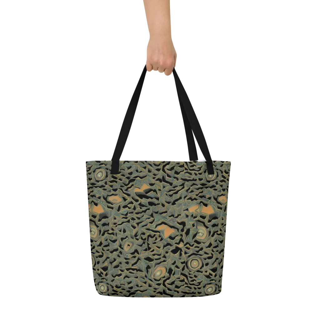 Mineral Night on Large Tote Bag W/ Pocket — Front