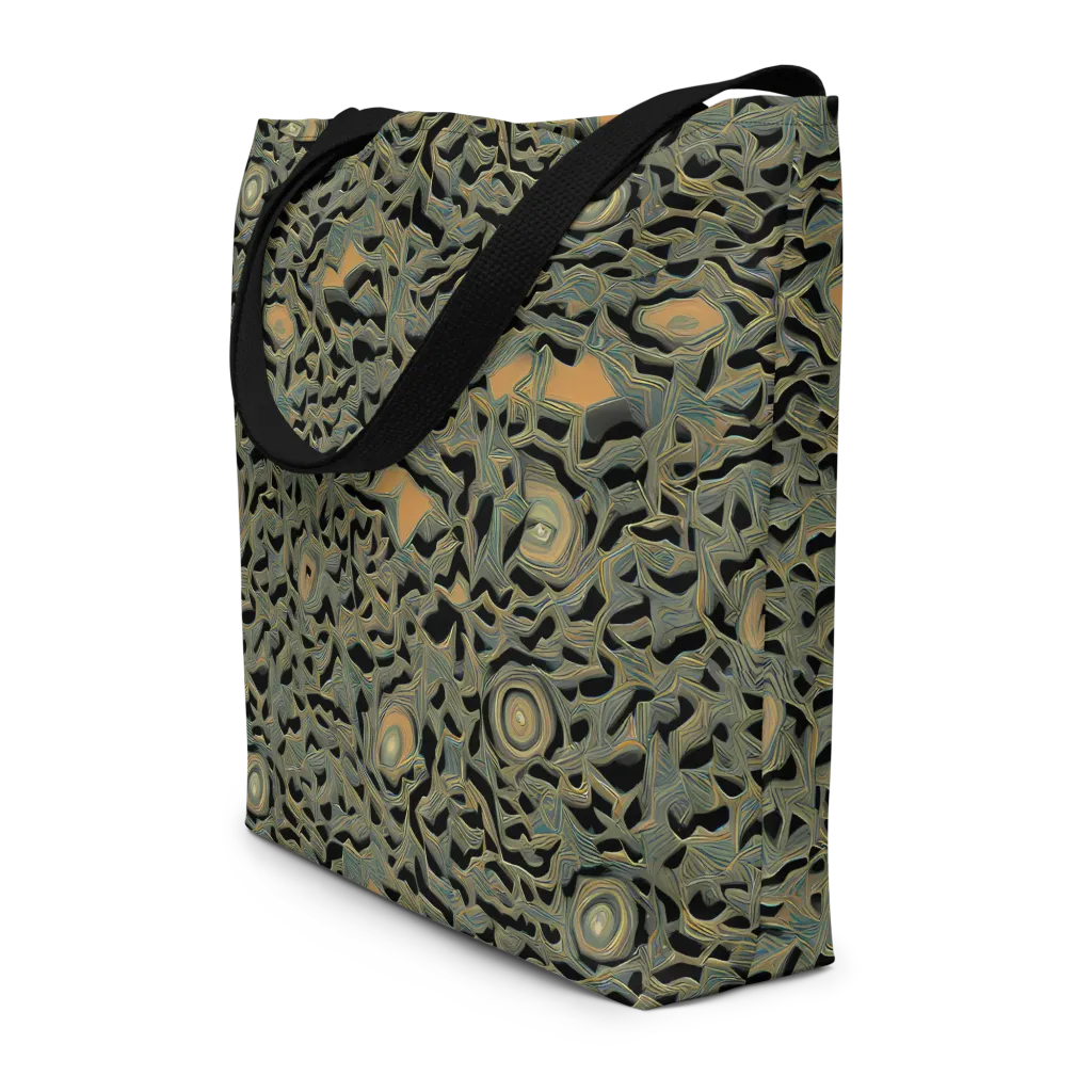 Mineral Night on Large Tote Bag W/ Pocket — Front