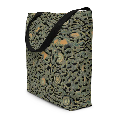Mineral Night on a Large Tote Bag W/ Pocket
