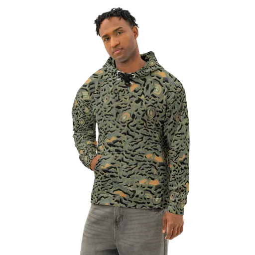 Mineral Night on a Cotton Hoodie