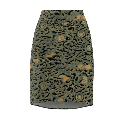 Mineral Night on a Pencil Skirt