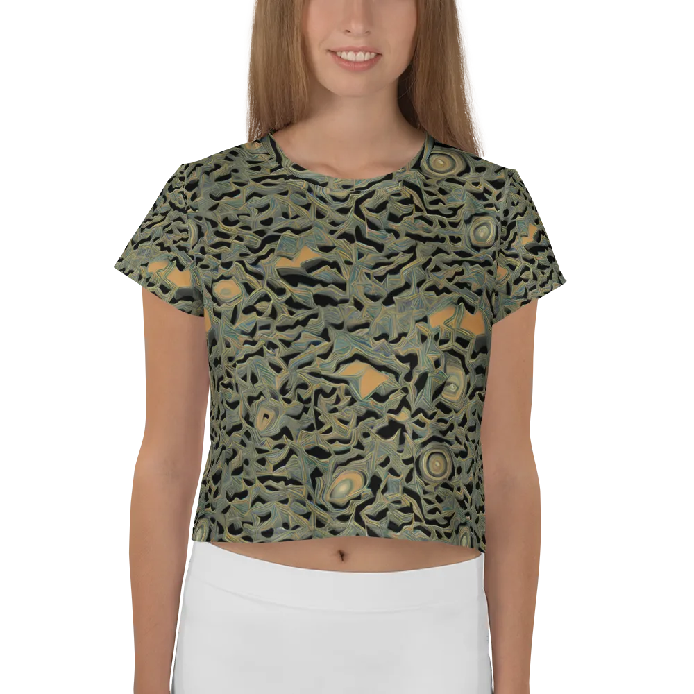 Mineral Night on Crop Tee — Front