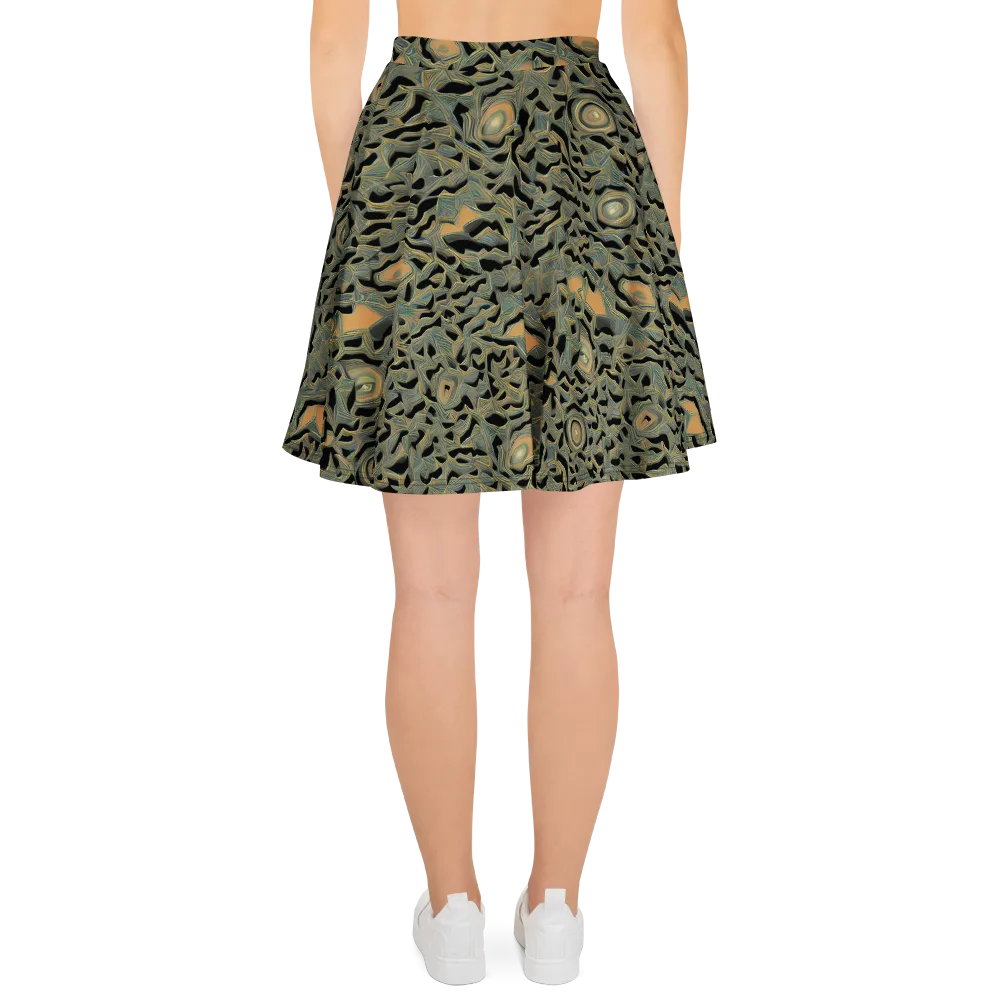 Mineral Night on Skater Skirt — Back
