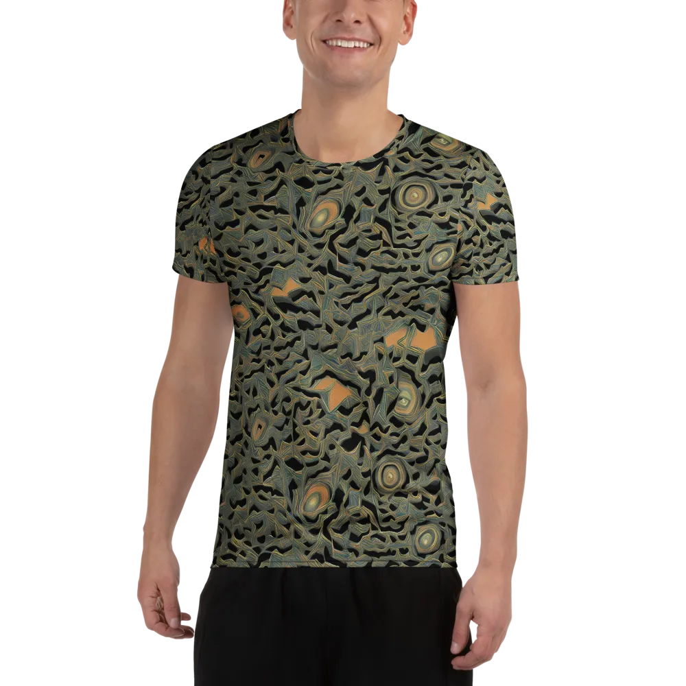 Mineral Night on Men's Athletic T-Shirt — Front