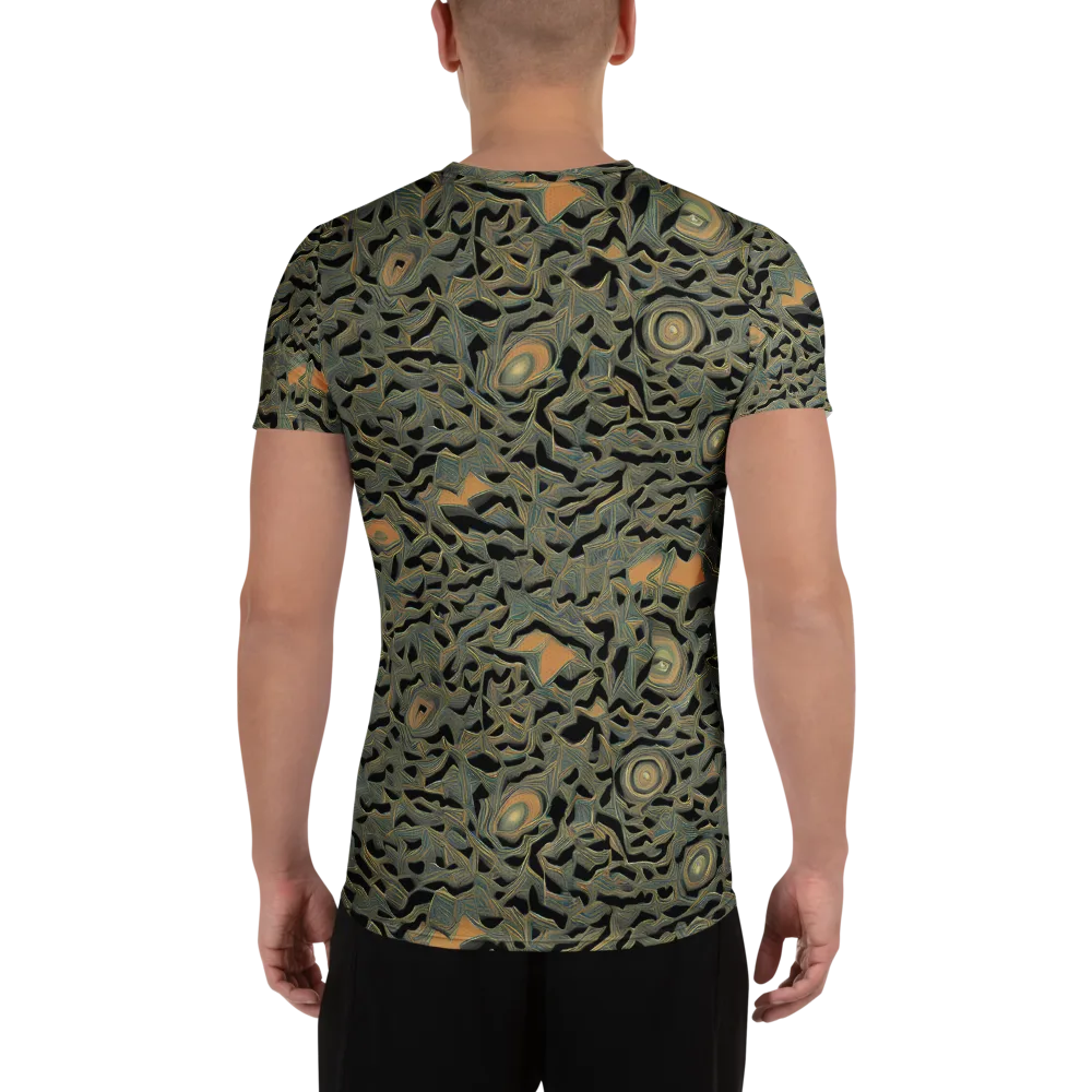 Mineral Night on Men's Athletic T-Shirt — Back
