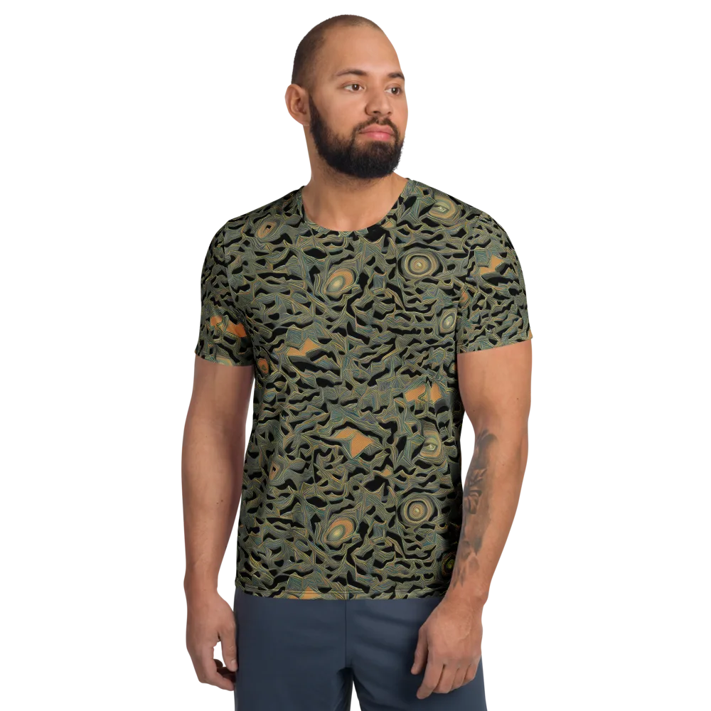 Mineral Night on Men's Athletic T-Shirt — Front