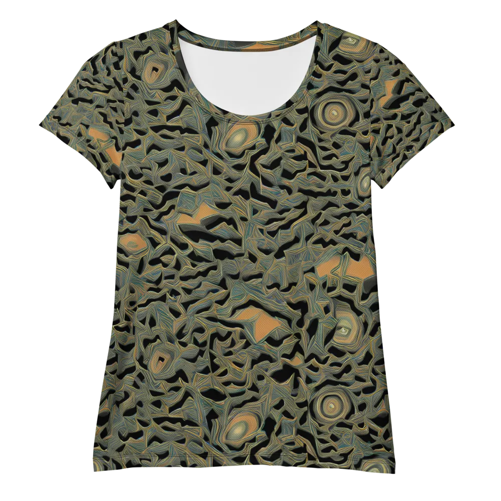 Mineral Night on Women's Athletic T-Shirt — Front