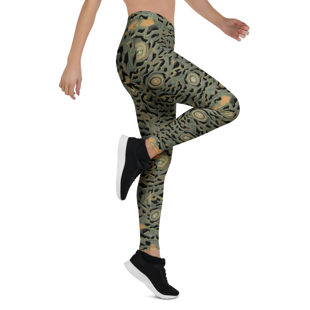 Mineral Night on Leggings — Right
