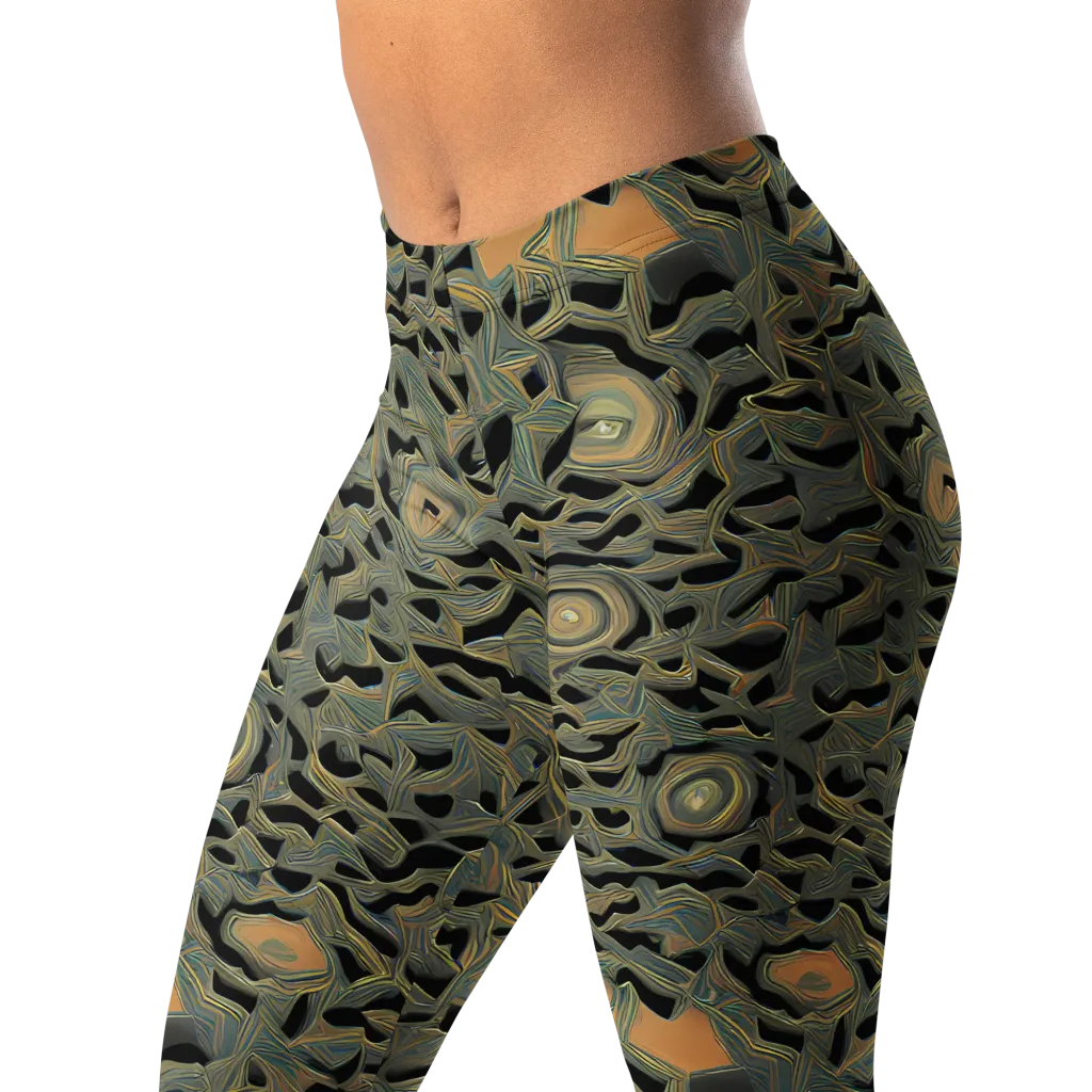 Mineral Night on Leggings — Left Front