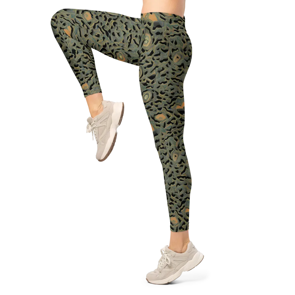 Mineral Night on Leggings — Left