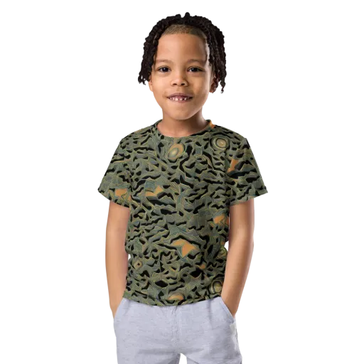 Mineral Night on a Kids Crew Neck T-Shirt