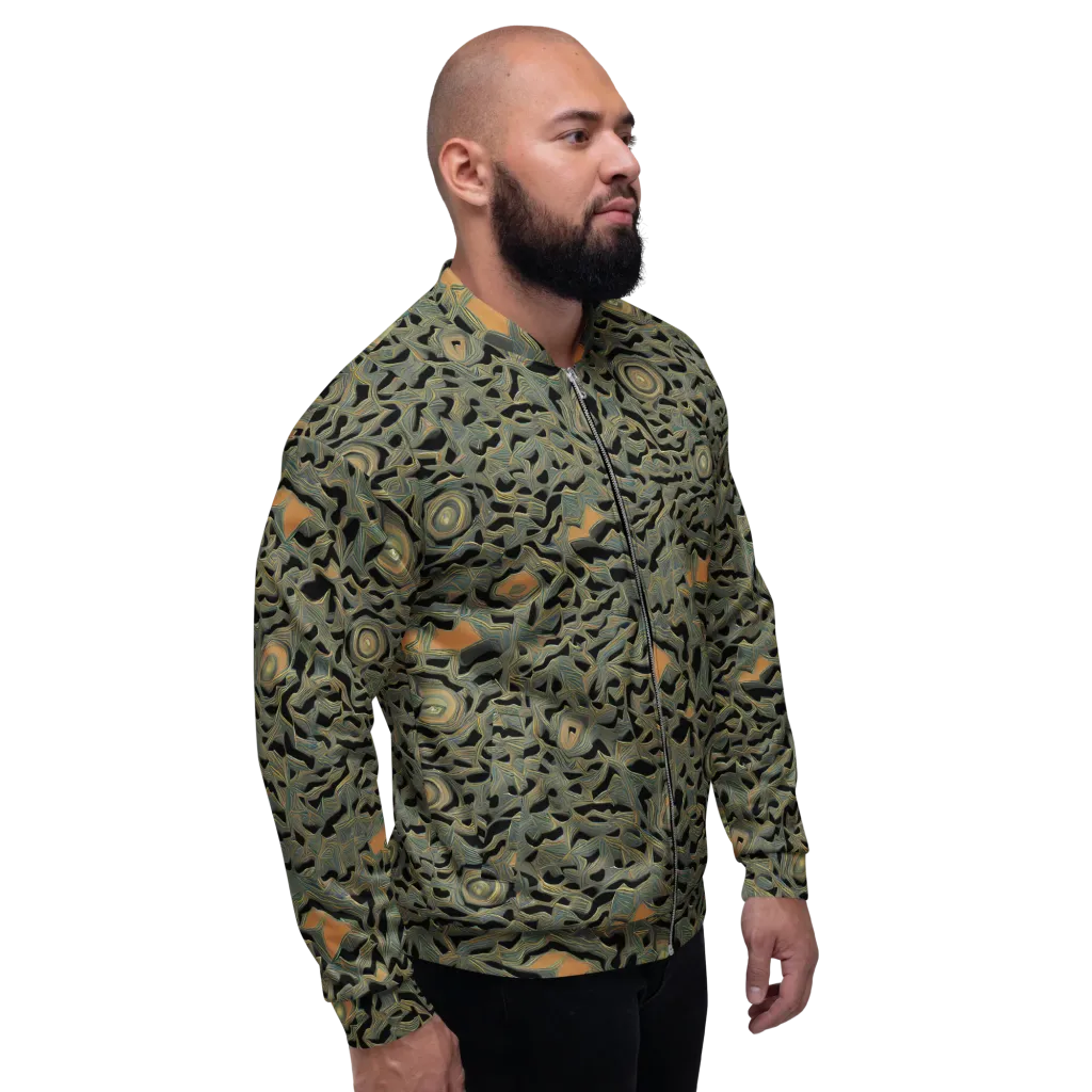 Mineral Night on Bomber Jacket — Right