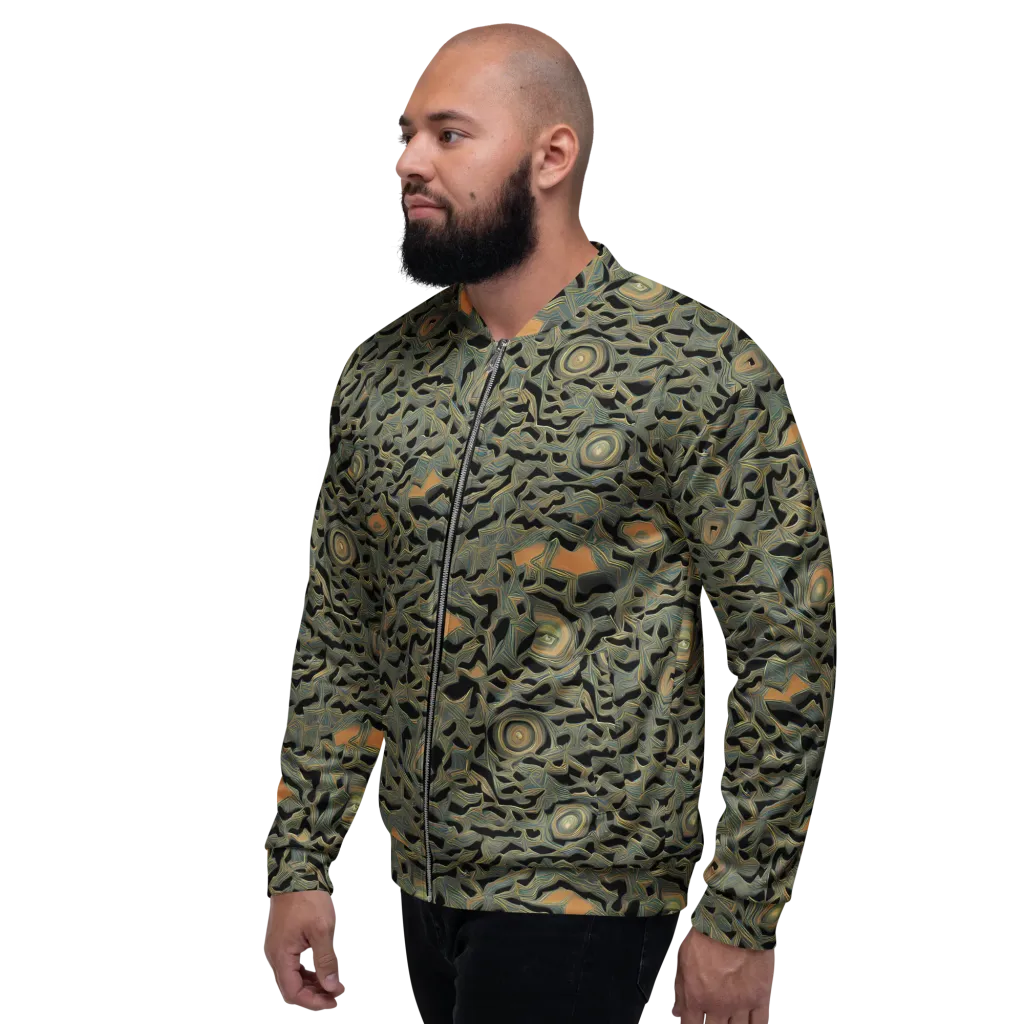 Mineral Night on Bomber Jacket — Left